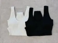エトレトウキョウ　パックオープンタンクトップ　ボディスーツ 2枚セットのサムネイル