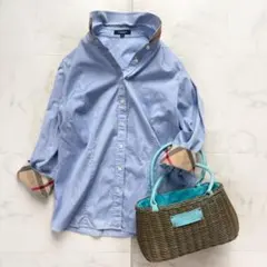 2026年最新】BURBERRY LONDON カラー：ブルー系 レディース 五分袖・七 