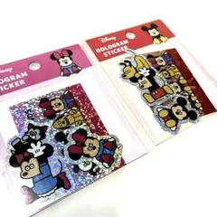 【新品】 松本セイジ　ディズニー　ホログラムステッカー　 2点　ミッキー　シール