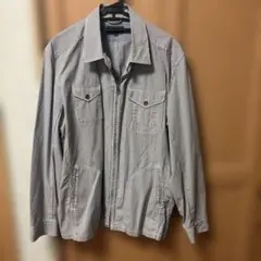 Eddie Bauer エディーバウアー　メンズストライプジャケット Lサイズ