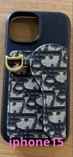 Dior iPhoneケース アイフォン11プロ オブリーク サドル ネイビー