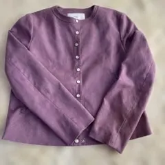 INEDノーカラーパープルジャケット(7)展示品