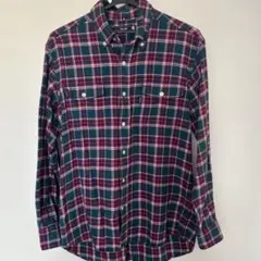 メンズ チェックシャツ 秋冬向け