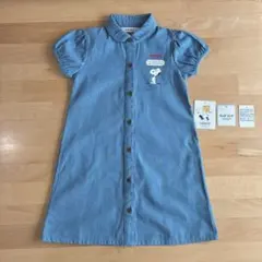 110cmワンピース　スヌーピー　BeBe SLAP SLIP