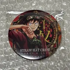 ①ワンピース 輩缶バッジ ENGINE ルフィ