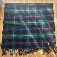 ラルフローレン　毛100%ひざ掛け　肩掛け　マフラー