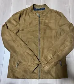 ZARA MAN スエード風ブラウンジャケット