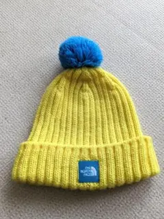 ノースフェイス ベビー・キッズ 黄色のニット帽