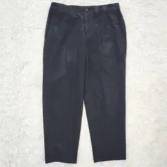 コムサイズム コーデュロイパンツ 黒 S ストレート メンズ オフィスカジュアル