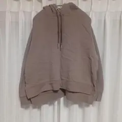 しまむらクロッシー 裏起毛パーカートレーナー М ビッグサイズ 秋冬 フード