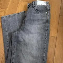 UNIQLO ワイドストレートジーンズ Gray 26