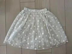 X-girl kids 水玉チュールスカート　110