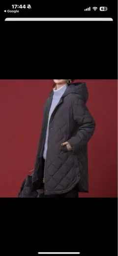 新品☆ アンフィーロ キルティングダウンコート ネイビー Mサイズ