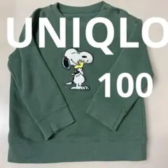 ユニクロ　スヌーピー　トレーナー　100
