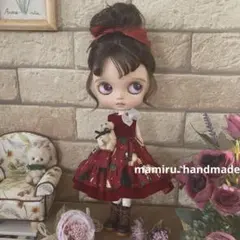 ネオブライスアウトフィット♡Xmas限定プレミアムワンピース♪レッド