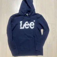 Lee フロントロゴ ネイビーパーカー