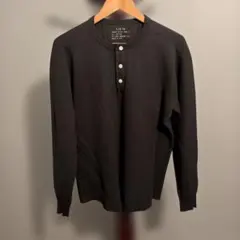 PHIGVEL Thermal Henley Top INKBLACKのサムネイル