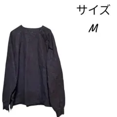 ブラック 長袖 Tシャツ Mサイズ