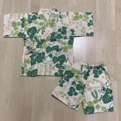 【ベビー90】ハンドメイド　甚平　豆