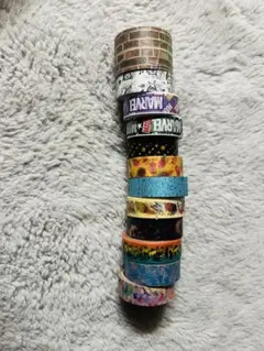 マスキングテープ 柄付き まとめ売り 単体〇 残りの長さそれぞれ