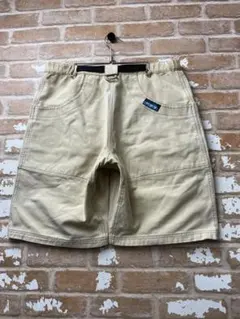 90s USA製　KAVU カブー　ハーフパンツ　ワークパンツ　ベージュ　古着のサムネイル