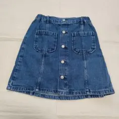 GUジーユー　デニムスカート　女の子　150
