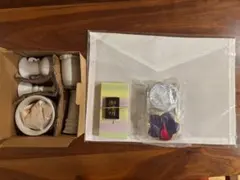 仏具セット 白い陶器と金属製