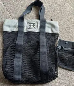 CHANEL スポーツライン ビーチバッグ トート - メルカリ