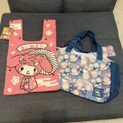 <新品未使用> マイメロディ ミニトート・サンリオ 巾着付きトートバッグセット