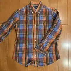 ジムフレックス　ボタンダウンシャツ　チェック柄　14サイズ