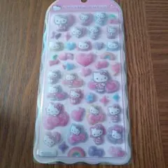 新品　コットンパフィーシール　ハローキティ　クラックス　ギャルキティ　レオパード