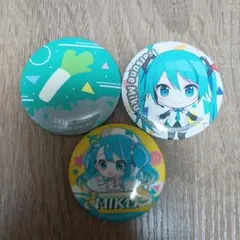 初音ミク 缶バッジ ３個セット
