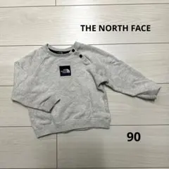 【ノースフェイス】薄手トレーナー グレー 90