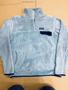 patagonia フリースジャケット ライトブルー 17年製 スナップT