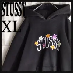 【期間限定お値下げ中】STUSSY 花柄ロゴ ブラック フーディ 2025年最新】stussy 花柄 パーカーの人気アイテム - メルカリ