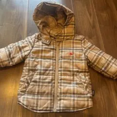 BURBERRY バーバリー ノバチェック柄 フリースパーカー 90cm - メルカリ