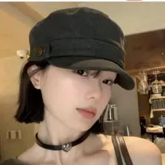SHEIN キャスケット 黒