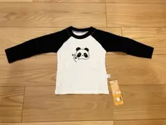 【匿名配送】パンダ ベビーカットソー ロンTシャツ 80 海外製
