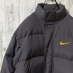 NIKE ナイキ　90s 銀タグ刺繍ロゴ ダウンジャケット MEDIUM グレー