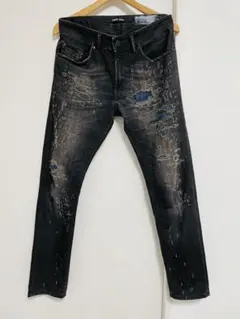 DIESEL ユーズド加工スキニーデニム