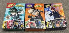 マクドナルドハッピーセット　UNO 僕のヒーローアカデミア　3種