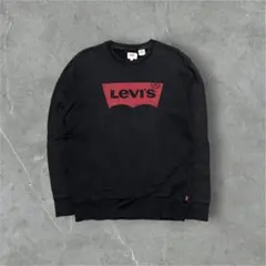 Levi's ブラック ロゴ トレーナー Mのサムネイル