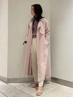 FRAY I.D♡ピンクコート FRAY I.D（フレイアイディー）の「スプリングエアリーオーバートレンチ