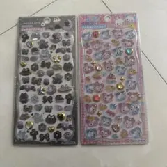 KAMIO JAPAN 立体キャラクターシール 2シートセット