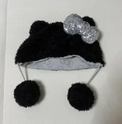 USJ キティーファンキャップ 黒