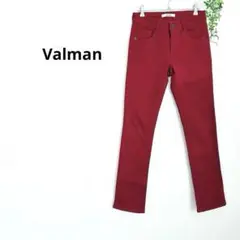 バルマン　極美品✨カラーストレートパンツ　ワインレッド　S