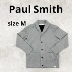 276〓 Paul Smith ニットジャケット サイズM グレー メンズ