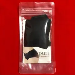 puriショーツブラックMサイズ：ヒップ87㎝～95㎝／新感覚・超薄・シームレス