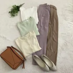 着回し1週間 春色コーデ セット まとめ売り キレイめフェミニン　M L 美品