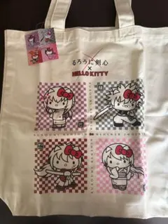 サンリオ　ハローキティ　るろうに剣心　コラボ　トートバッグ　未使用　訳あり　20